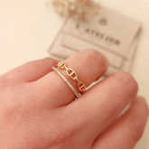 Anillo Indara - Colección Acero