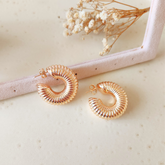 Aretes Becca - Colección Acero