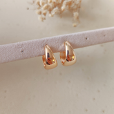 Argolla Canoa Chunky - Colección Acero