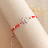 Pulsera Hilo San Benito - Colección Plata
