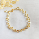 Pulsera Estella Gold - Colección Acero