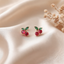 Aretes Cereza - Colección Acero