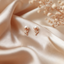 Aretes Tulipán Perla - Colección Acero
