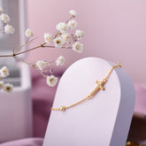 PULSERA CRUZ - PLATA 925