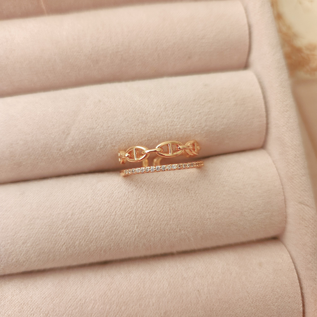 Anillo Indara - Colección Acero