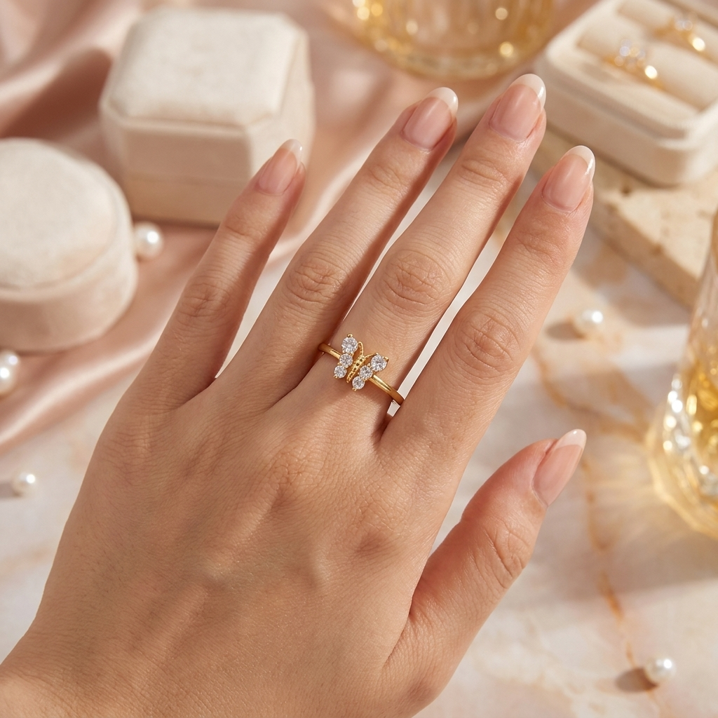 Anillo Mariposa - Colección Acero
