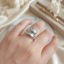 Anillo Amelia Plateado
