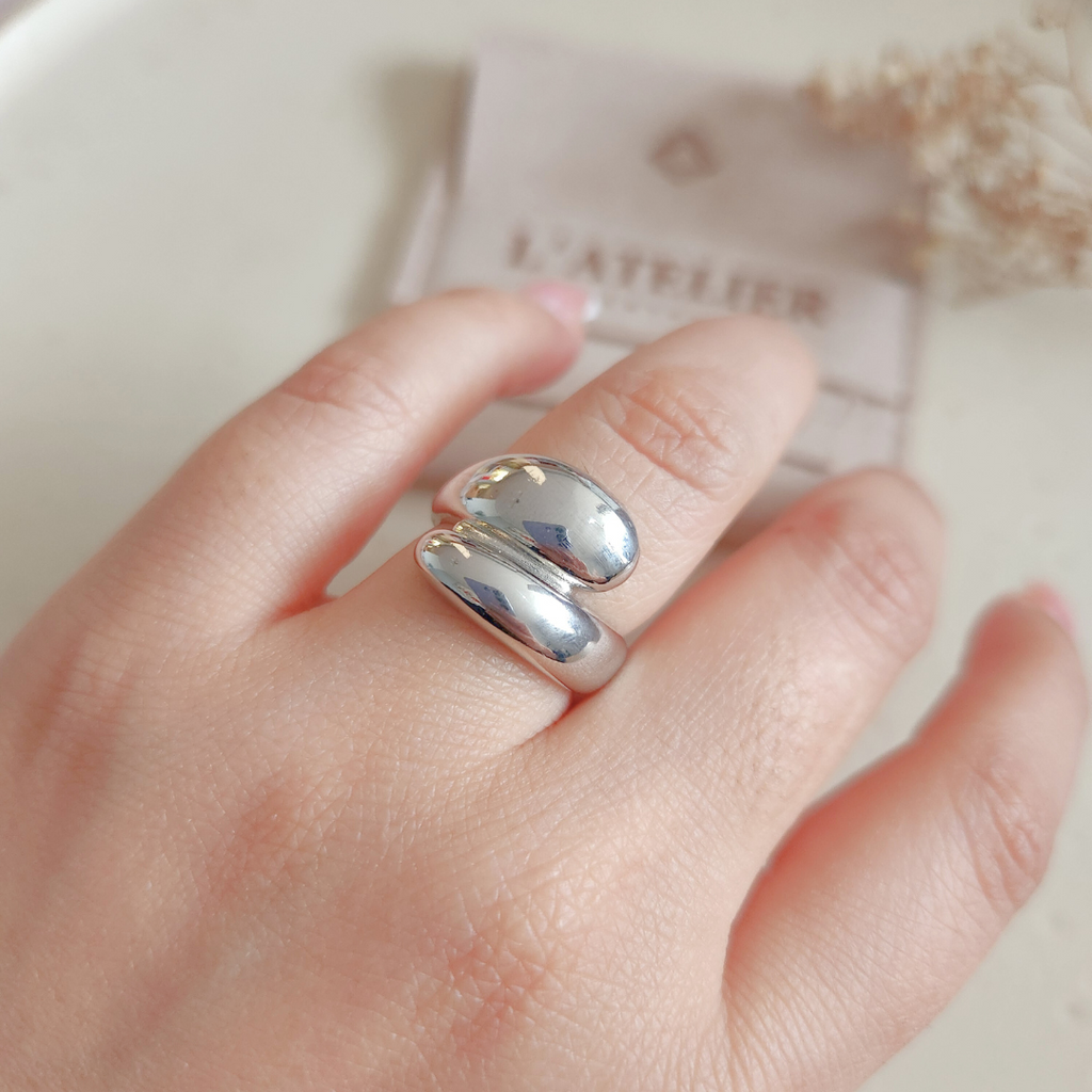 Anillo Amelia Plateado