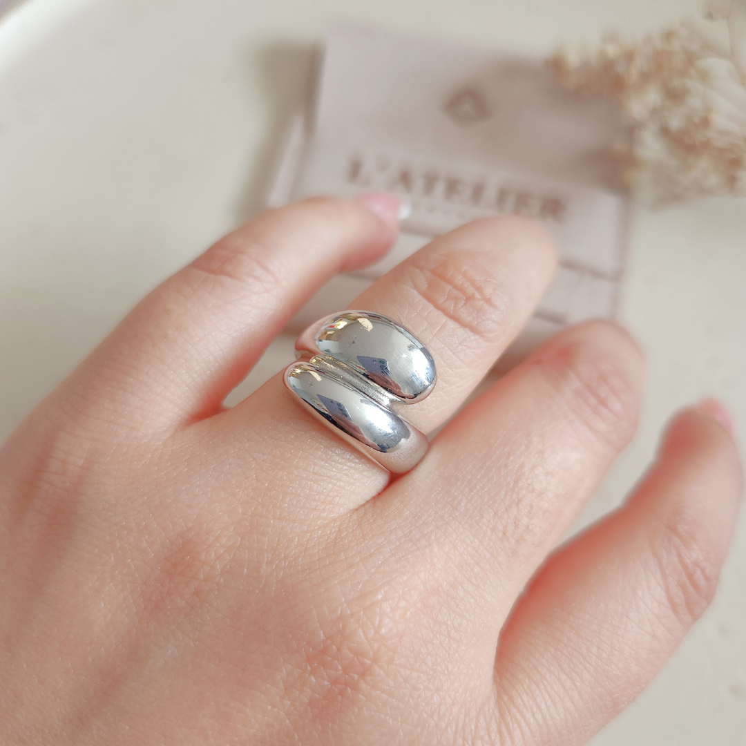 Anillo Amelia Plateado