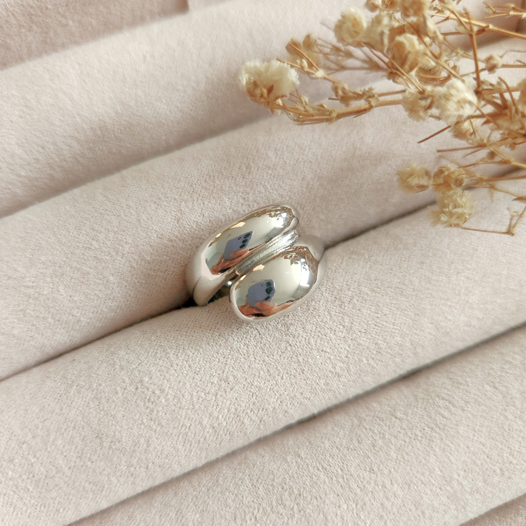 Anillo Amelia Plateado