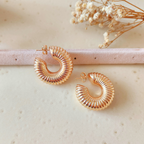 Aretes Chunky Becca - Colección Acero