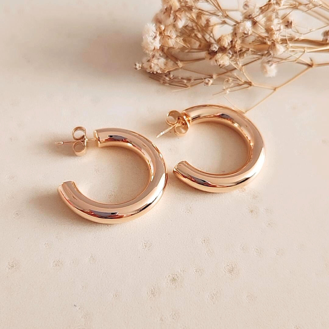 Aretes Leila - Colección Acero Imagen secundaria del producto