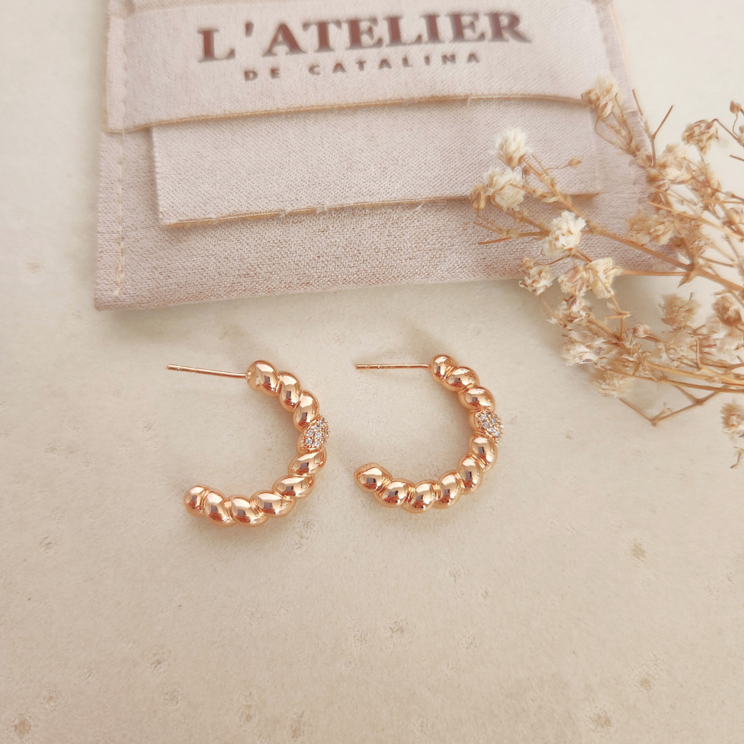 Aretes Vega - Colección Acero