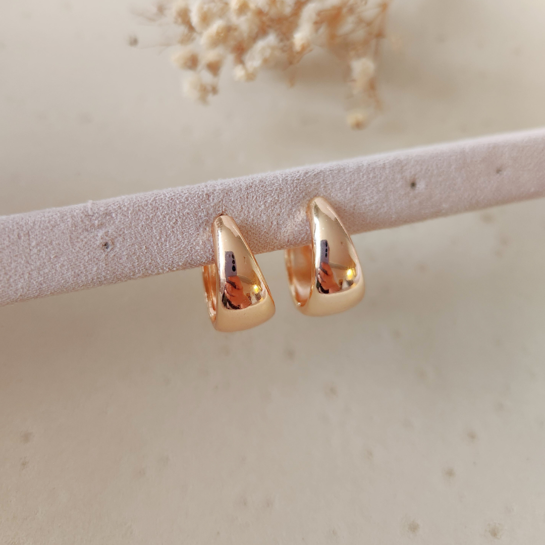 Argolla Canoa Chunky - Colección Acero