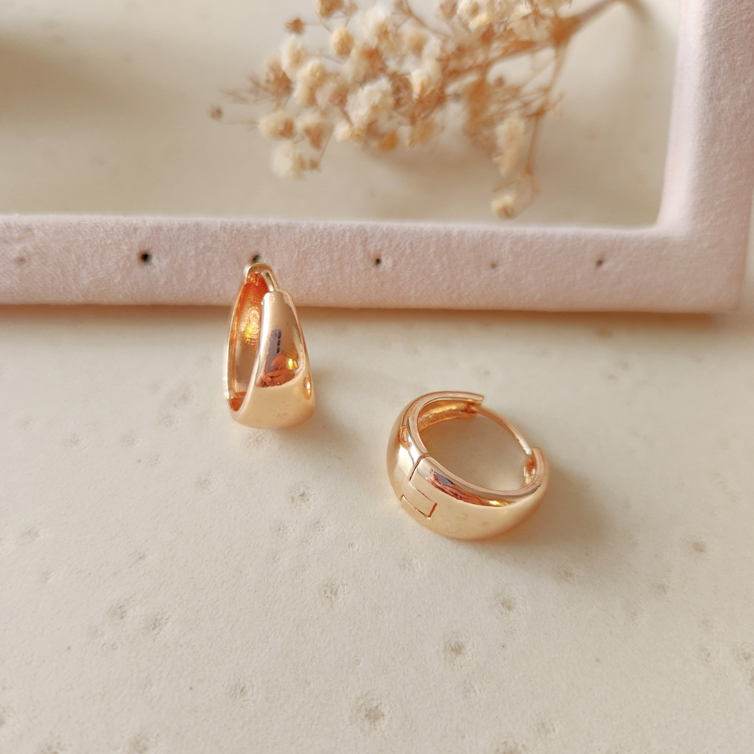 Argolla Canoa Chunky - Colección Acero