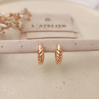 Argollas Elga - Colección Acero