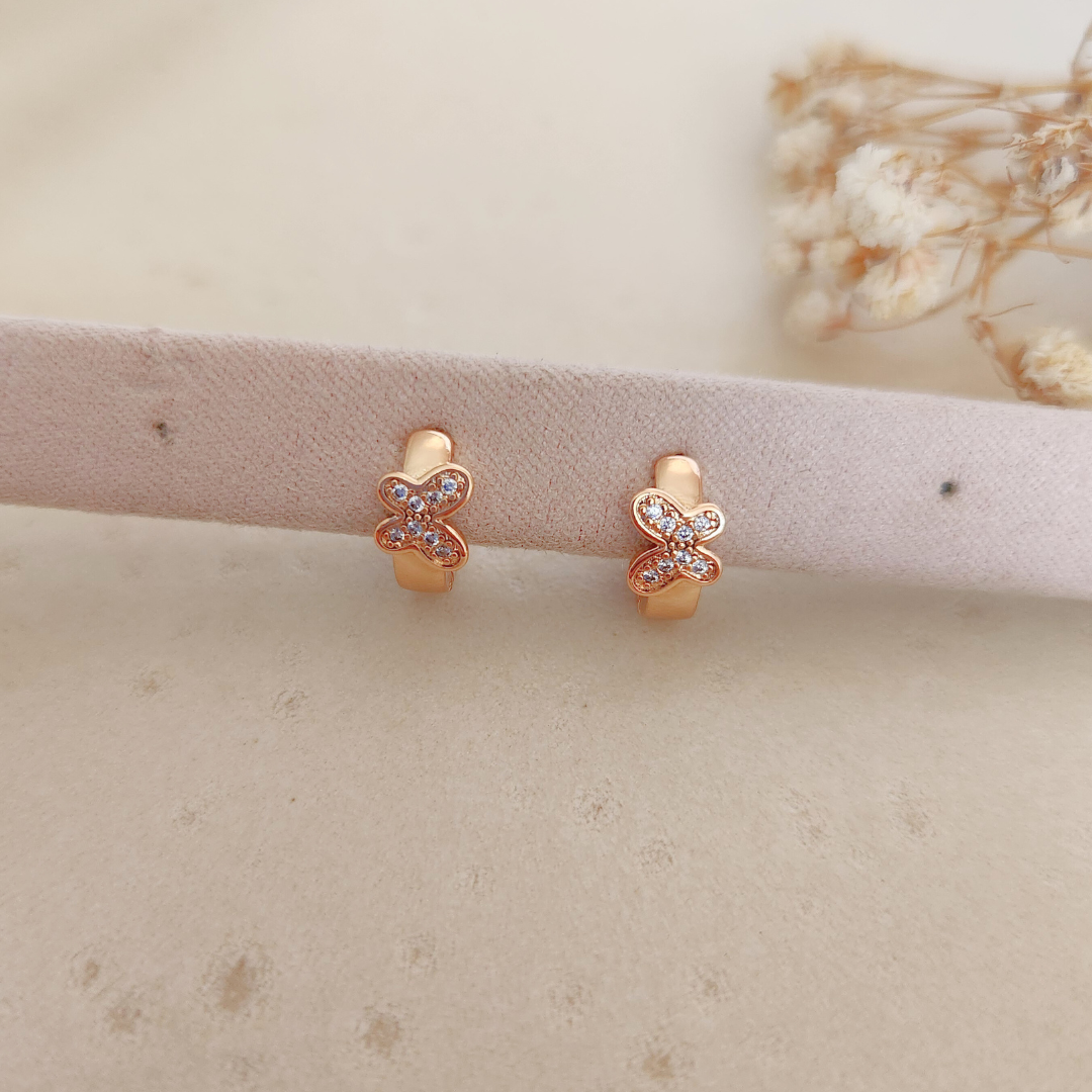 Argolla Mariposa Brillante - Colección Acero Imagen principal del producto