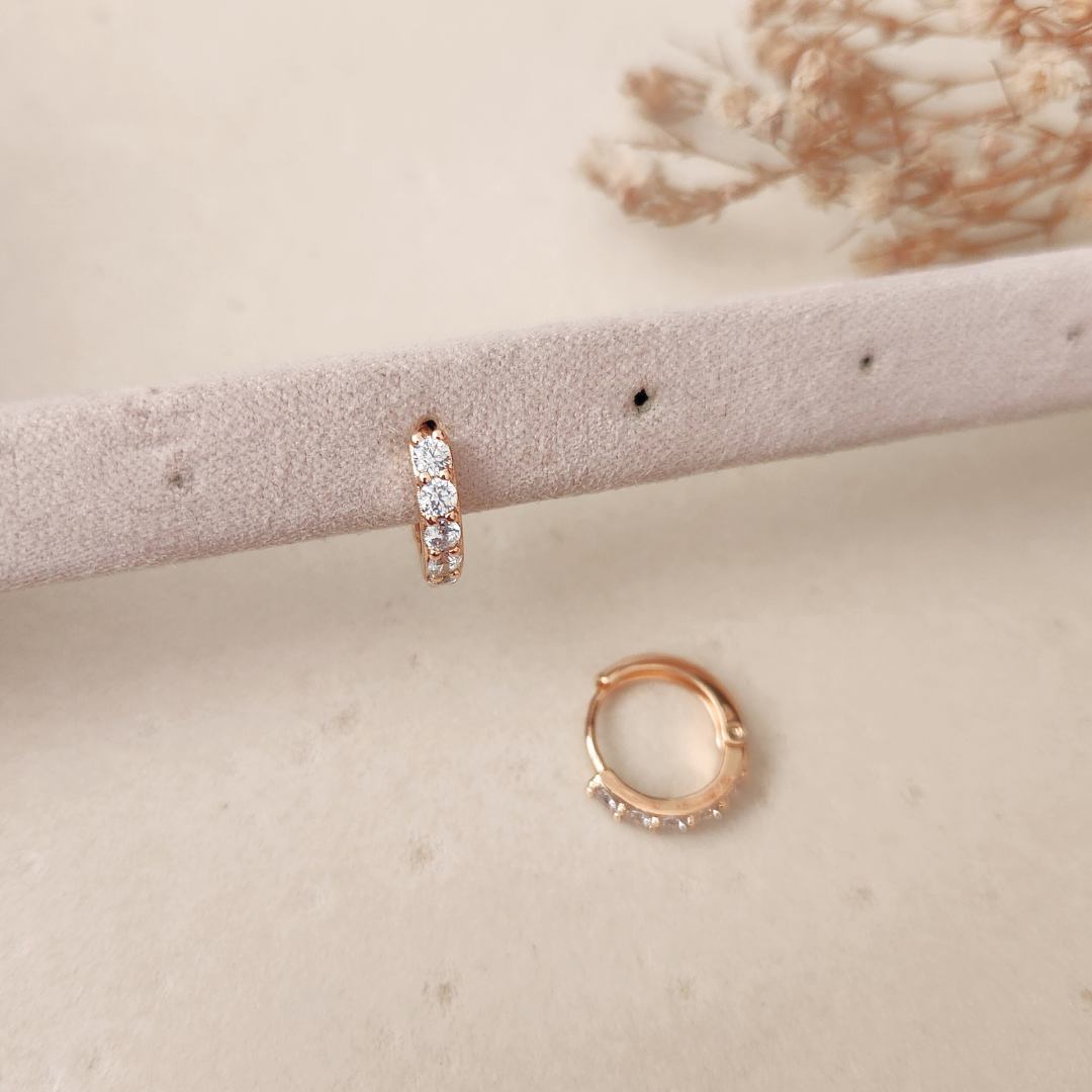 Argollas Dayana - Colección Acero Imagen secundaria del producto