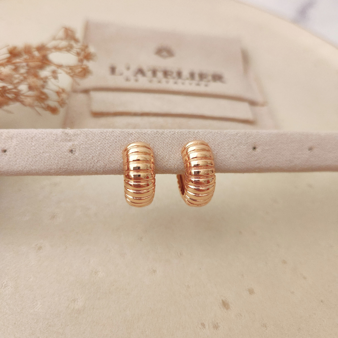 Argollas Dawa - Colección Acero Imagen secundaria del producto