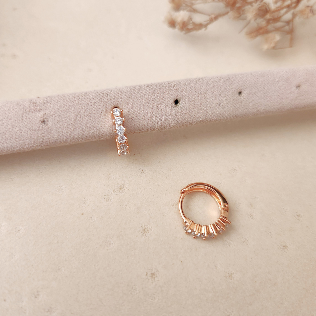 Argollas Mini Diana - Colección Acero