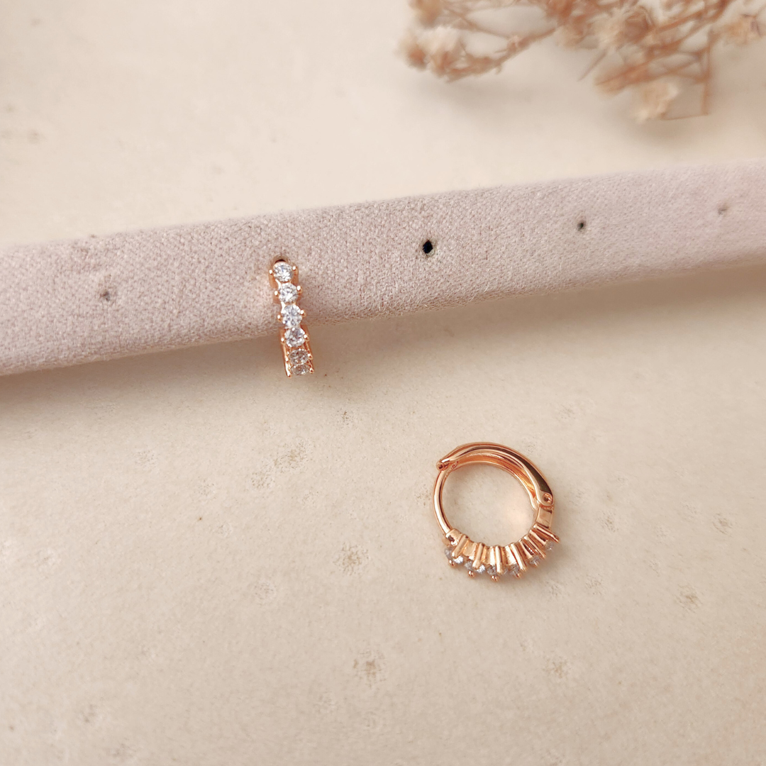 Argollas Mini Diana - Colección Acero