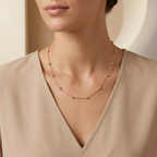 Collar Bolitas Textura - Colección Trendy
