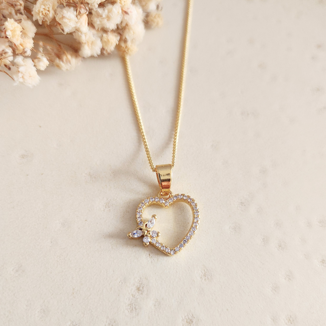 Collar Cielo Gold - Colección Acero
