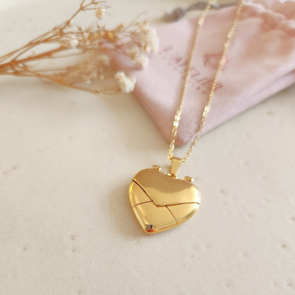 Collar Corazón Te Amo - Colección Acero