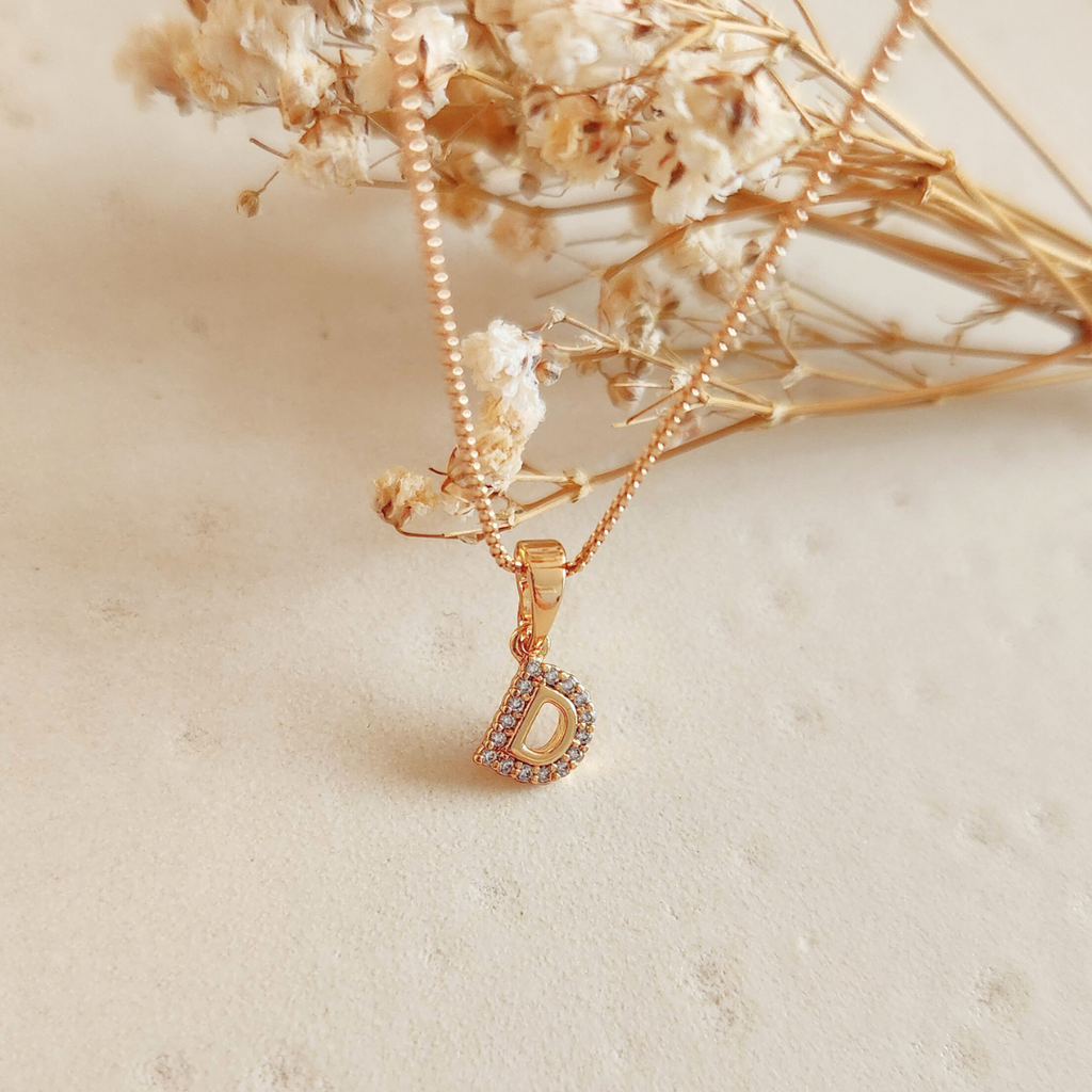 Collar Iniciales Mini Deluxe - Colección Acero