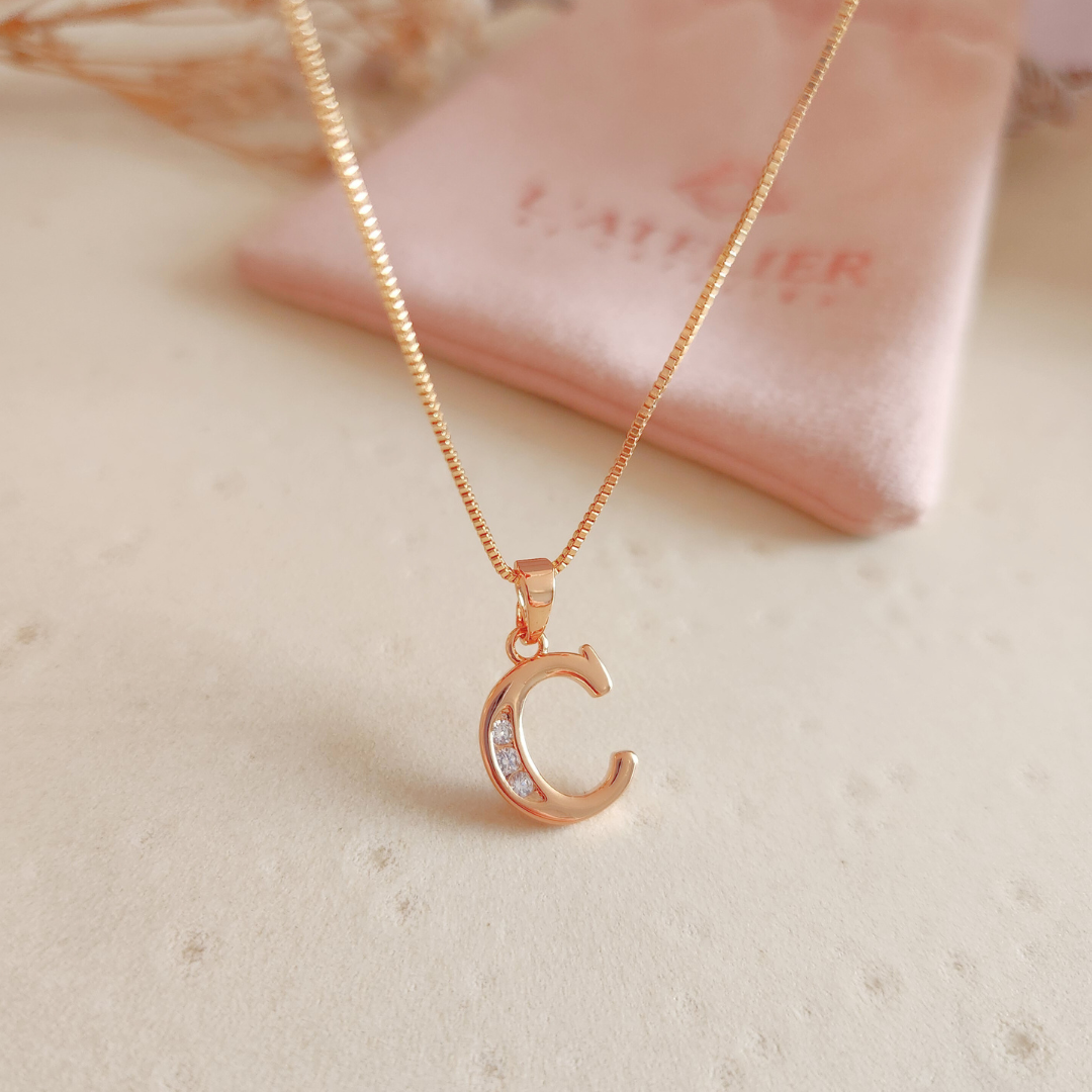 Collar Iniciales Maxi - Colección Acero