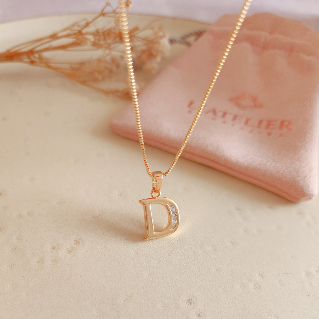 Collar Iniciales Maxi - Colección Acero