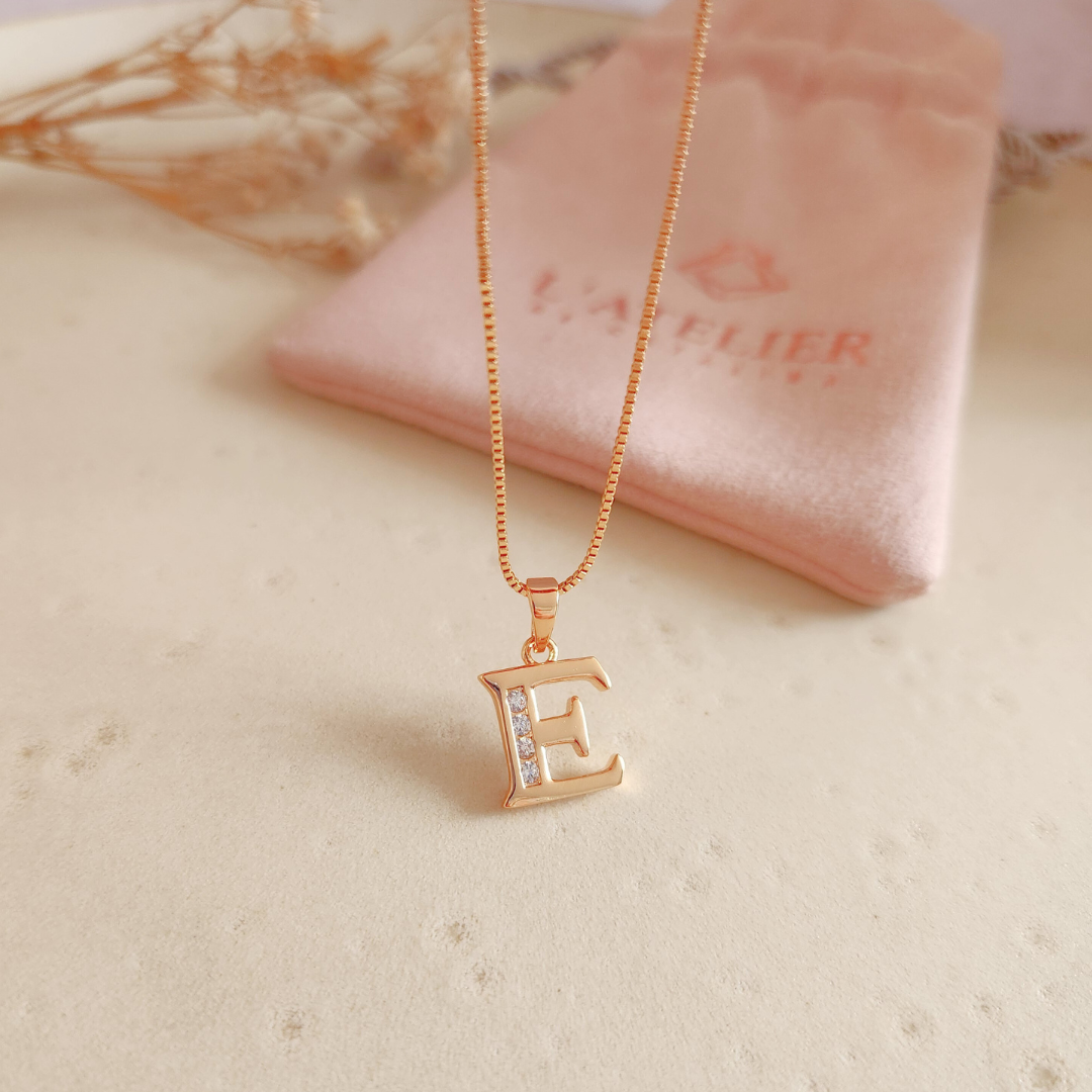 Collar Iniciales Maxi - Colección Acero