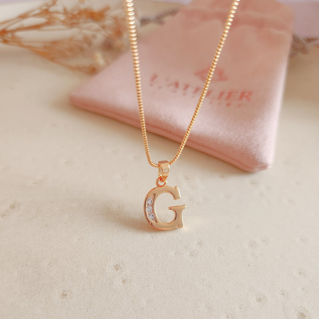 Collar Iniciales Maxi - Colección Acero