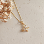 Collar Mariposa Gold - Colección Acero