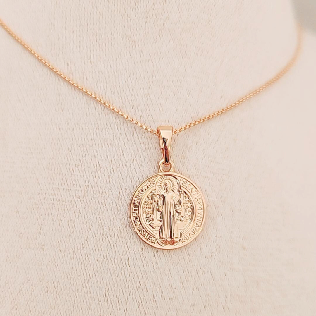 Collar San Benito Rose - Colección Acero