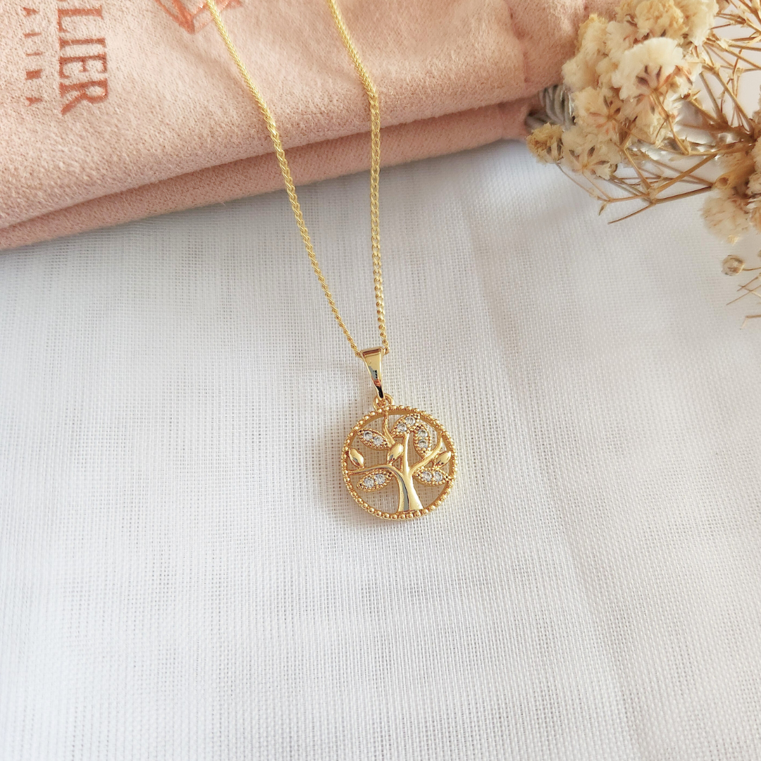 Collar Alba Gold - Colección Acero