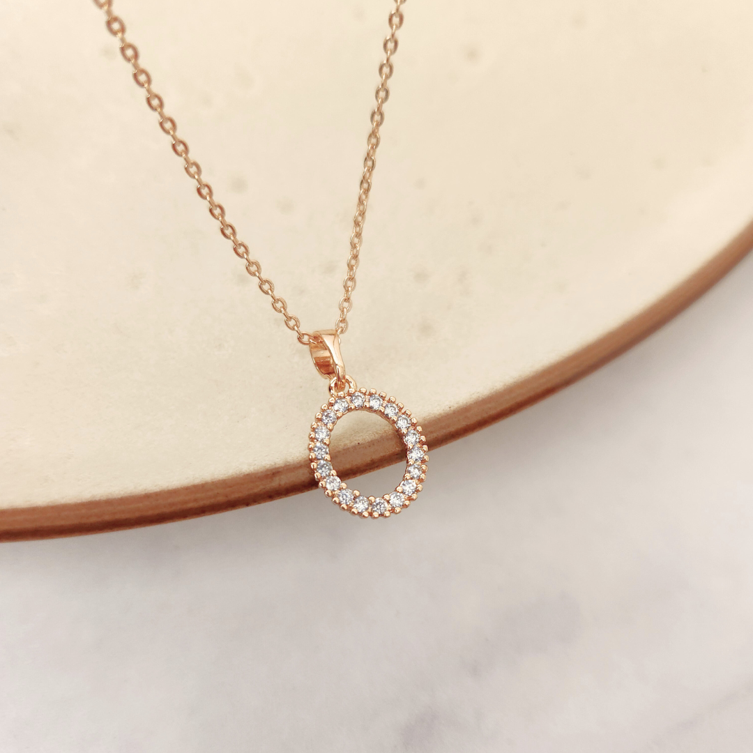 Collar Círculo Circones - Colección Acero