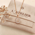 Collar Círculo Circones - Colección Acero