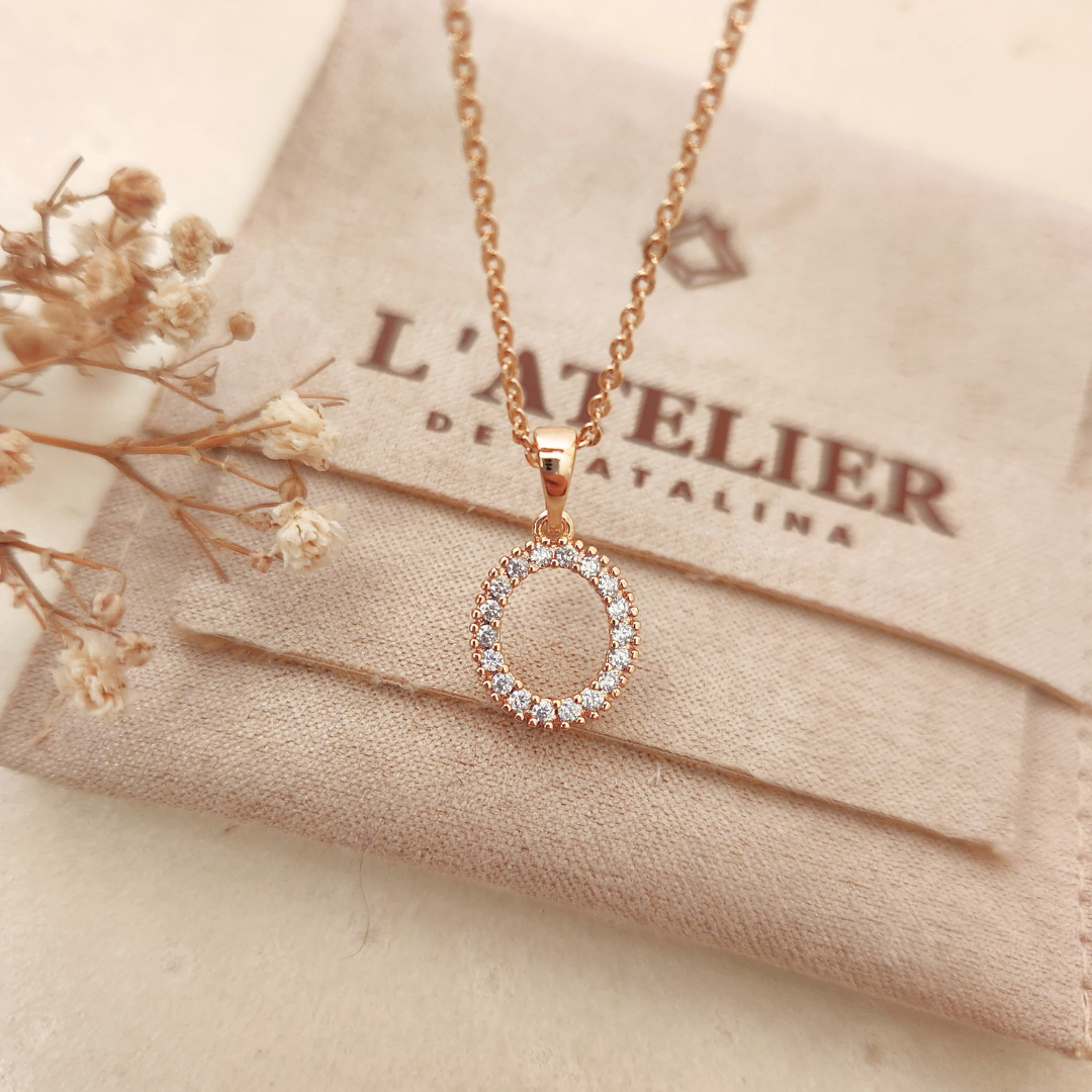 Collar Círculo Circones - Colección Acero