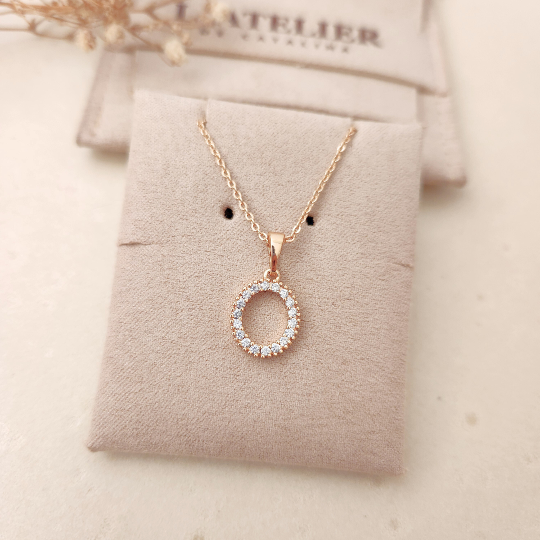 Collar Círculo Circones - Colección Acero