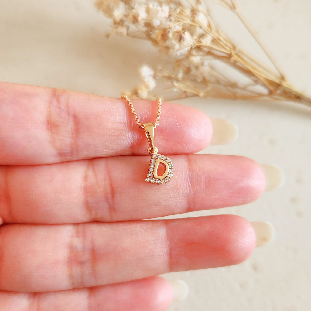 Collar Iniciales Mini Deluxe - Colección Acero