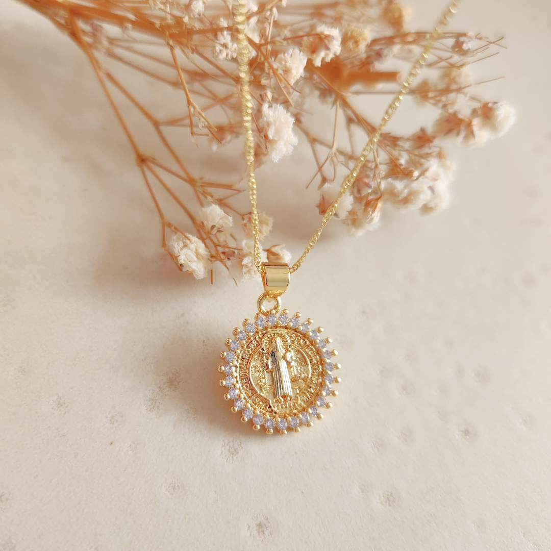 Collar San Benito Gold - Colección Acero