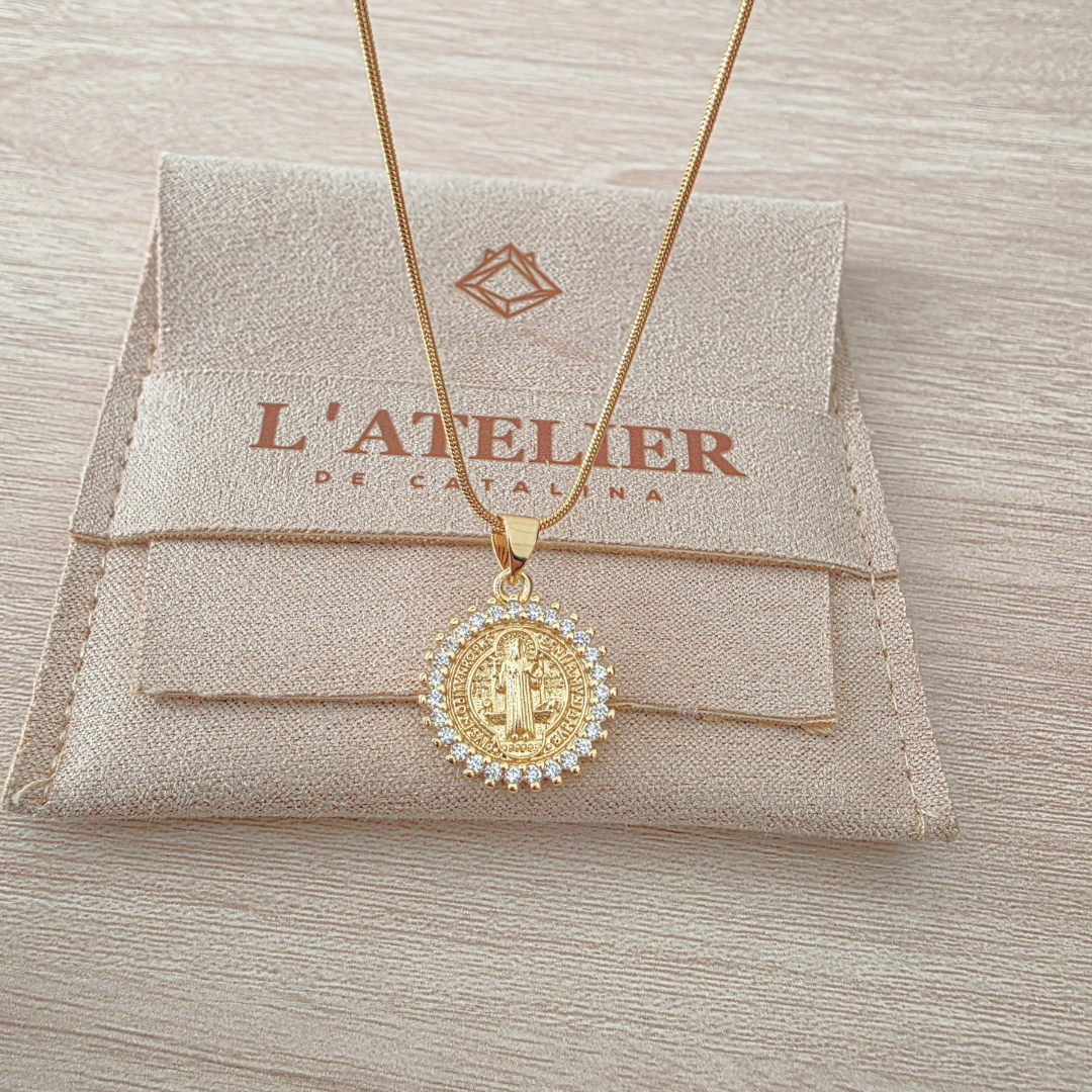 Collar San Benito Gold - Colección Acero
