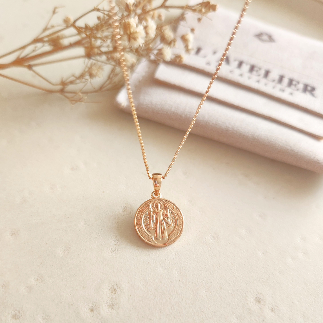 Collar San Benito Rose - Colección Acero