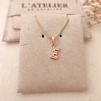 Collar Iniciales Mini Deluxe - Colección Acero