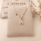 Collar Iniciales Mini Deluxe - Colección Acero