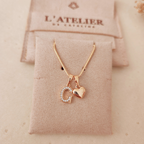 Collar Iniciales Corazón - Colección Acero