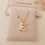 Collar Iniciales Maxi - Colección Acero