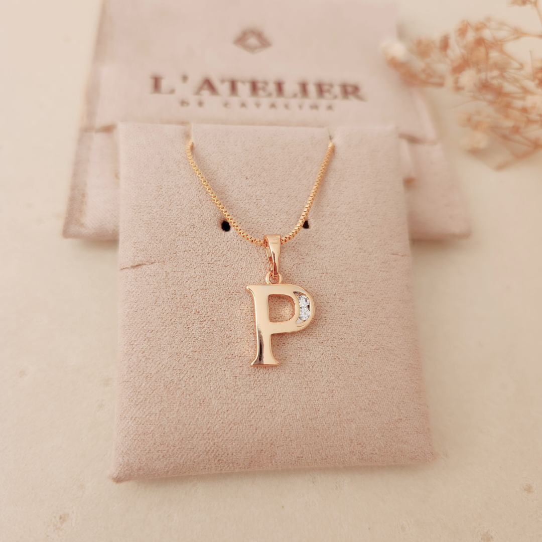 Collar Iniciales Maxi - Colección Acero