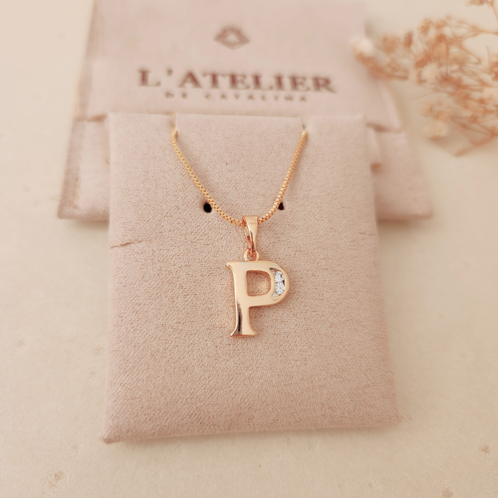 Collar Iniciales Maxi - Colección Acero